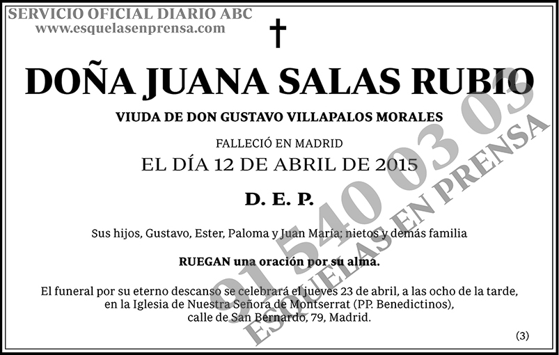 Juana Salas Rubio